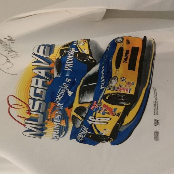 AUTOGRAPHED SIGNED 1998 Sports Design Ted Musgrave #16 Primestar XL Sweatshirt - Picture 4 of 9
